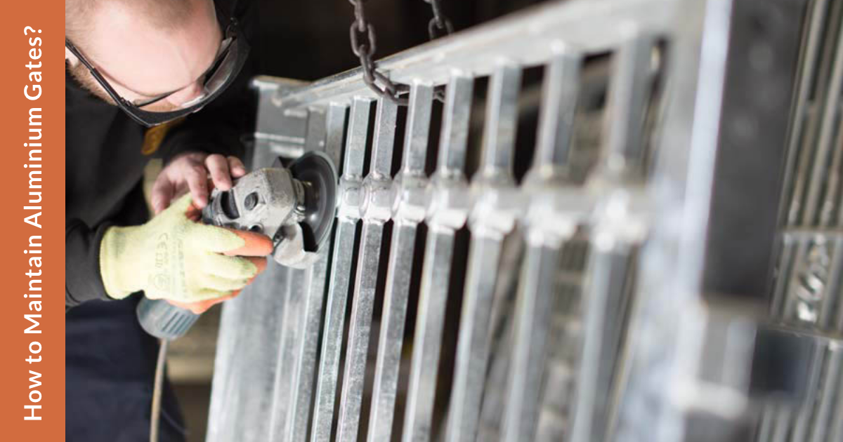 HOW TO MAINTAIN AND CARE FOR YOUR ALUMINIUM DRIVEWAY GATES Ironcraft Blog Image